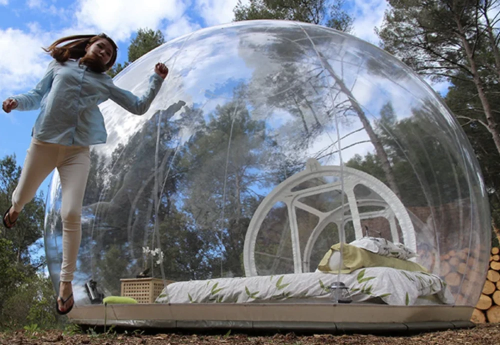 outdoor clear bubble tent